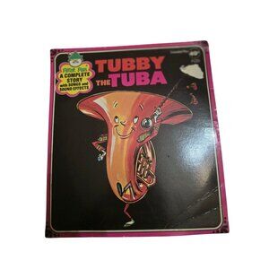Vintage Tubby the Tuba Peter Pan Story 45 RPM Disc Record Book